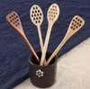 Wooden Honey Coffee Spoon Long Mixing Bee Tools Stirrer Muddler Stirring Stick Dipper Wood Carving Spoons FY5585 Wholesale