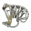 Nxy Chastity Devices Ergonomico Stealth Lock in acciaio inossidabile Dispositivo maschile Cock Cage Cintura per anello del pene S069 220829