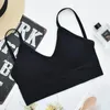 Bustiery gorsets salspor sport bra tube top kobiety seksowne u-b-b-b-balette płynna damska uprawa bezprzewodowa bielizna z bielizną fitness