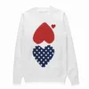 09av Play Designer Mens Hoodies Sun Tide Love Badge Pullover Cotton Womens Long Manche à manches