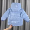 Manteau en duvet enfants vêtements hiver épaissir vestes pour filles enfants brillant coton imperméable adolescent vêtements d'extérieur 221007