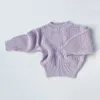 Kazak bebek kızlar için yumuşak örme süveter çocuklar için giysi giysiler bahar sonbahar çocuk kazak sweaters bebek kıyafetleri kış l221007