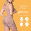 Kadın şekillendiricileri yüksek sıkıştırma tam vücut shapewear kanca ve göz kapağı şekillendirici ayarlanabilir sütyen zayıflama bodysuit fajas colombianas 221007