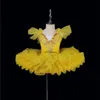 Dancewear Cute Girls Ballet Dress For Children Abbigliamento Bambini Costumi Body 221007