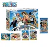 Kart Oyunları Japon Anime Koleksiyonu Cartas Luffy Roronoa Sanji Nami TCG Oyunu S 50210PCSBOX Çocuk Doğum Günü Hediyesi 221006