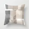 Poduszka nordycka szary geometryczne okładki 45x45cm poliestrowe poduszki okładka nowoczesna moda sofa sofa