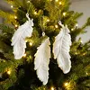 Ornamento natalizio Decorazioni pendenti in resina Ali d'angelo bianche Decorazione festival cervi via mare GWB16058