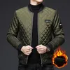 Piumino da uomo Parka con cerniera Giacche da uomo Autunno Inverno Casual Cappotti in pile Moda maschile Outwear Slim Fit Parka Plus size 6XL uomo Bomber Jacket 221007