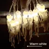 Strings 2.5M LED String Halloween Decorative Lights Flexible Wire Garden Outdoor Holiday Decoration Scary Skeleton EU Plug 220V JQ