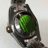 Luxo masculino relógio mecânico Automático Log da família Rose Purple Stone Table Genebra es for Men Swiss Wristwatches