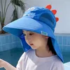 Hattar 2022 tecknad breda grim barn sol hatt barn hink cap sommar strand flickor reser utomhus mode s￶t avslappnad
