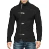 Sweaters voor heren Rekbare stijlvolle acryl vezel losse jas causaal vaste kleur slanke fit coltleneck pullovers 221007