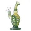 Gasny szklany nowy Faberge Fab Egg Hookahs prysznic percolator szklany bongs 14 mm samiczny staw z miską olej dab rigs4 mm grube palenie akcesoria rur wodny Rurki wodne