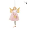 Christmas Decorations Plush Angel Doll Cute Xmas Tree Ornament Noel Decor Happy Decoration For Home Navidad 2022 Kid Year Gift