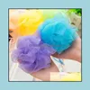 حمام فرش الإسفنجات أجهزة تنظيف loofah ball ball شبكة إسفنجية حليب دش الملحقات نايلون الفرش