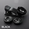 3in1 Fisheye Phone Lens 0.67X Wide Angle Zoom Fish Eye Macro Lenses Camera Kits With Clip On The Phone For Smartphone