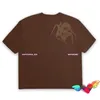 Herren T-Shirts 2022 World Wide Spider T-Shirt Männer Frauen 1 Brown Young Thug Sp5der T-Shirt 555555 Tops Shadow Graphic Kurzarm 855SS