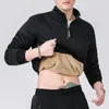 Mens Hoodies Sweatshirts Winter Long Sleeves Fleece Lined Warm Pure Color Quarter Zip Thicken Plus Size 8XL 221007