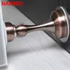 Door Catches Closers NAIERIDI Non-punch Sticker Stop Water-proof Stainless Steel Magnetic Stopper Furniture Hardware 221007