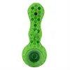 accessoire de fumée de pipe pipes à tabac abeille tuyau en nid d'abeille colle de silicone bol en verre seau à cigarette bong dab rig