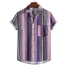 M￤ns casual skjortor m￤n tryckta skjorta kort ￤rm fashio nabellkl￤der sommar mode m￤n kl￤der knapp upp