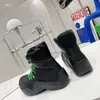 Зимние дизайнерские сапоги Angle Boots Fashion Bottegas Solid Nylon Booties Роскошные высококачественные платформы FDC