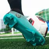 Dress Shoes Professional Men Unisex Soccer Shoes Kids TFFG High Ankle Football Boots Grass Cleats Footwear Football Shoes 221006