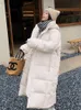 Damen Wollmischungen Damen Winterjacke mit Kapuze Lange Parkas Warmer weiblicher koreanischer verdickter Mantel Baumwolle gepolsterte Oberbekleidung Lässige Mode Schwarz Beige 221007