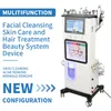 2022 Novas tendências 13 em 1 Hydro Beauty Facial Microdermoabrasão Água Jet Peel Face Cleaning Machine