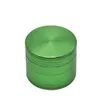 accessoire de fumée broyeur d'herbes en métal de tabac fumant plat et concave 50MM 4 couches en alliage d'aluminium CNC broyeurs de dents de diamant adaptés aux herbes sèches