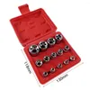 Professionellt handverktyg Set 14st/Set Female E Type Bit Sockets Wrench Head E4 - E24 1/4 "3/8" Torx Star Sleeve Set Auto Repair