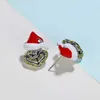 Charm Earrings For Women Christmas Santa Earrings Red Green Festival New Year Xmas Gift Jewelry