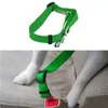 Colliers pour chiens chat voiture ceinture de sécurité réglable siège pour animaux de compagnie véhicule Leas pince magique fournitures collier de Traction à levier sûr