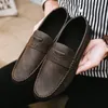 Dress Shoes Men Casual Fashion Men PU Leather Mens Loafers Moccasins Slip On Men's Flats Male Driving 221007