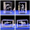 Autre décor à la maison Mini K9 cristal 3D Sculpture interne Inter gravure Animal cadeau créatif bureau bureau décoration artisanat goutte 221007