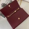 Kobiety torby na ramieniu Crossbody Modna skórzana torba krokodyla Kate Łańcuch Magnetyczne damskie damskie klapa kwadratowa torba 24 cm 364021 Y08