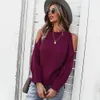 Kvinnors stickor Tees Loose Hole Sexig Autumn Winter Sweater Women Pullover Casual Jumper Sticked Office Lady Sweaters Tops Female Pull Knitwear 221007