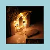 Decorazioni natalizie a LED Stringa Decorazione di Halloween di Natale CR2032 Batteria 1m 2m 4m 5m 6m 10m Micro Mini Light Bdesybag Dhnhe DHNHE