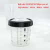 Spray Guns 10/20/30/50pcs Bulk Sale Paint Tank Mixing Cup 165/400/600ml Disposable Measuring Type H/O Quick 221007