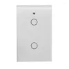 Smart Home Control WiFi RF Remote Wall Light Switch Panel Contact For US Plug Relay Controller