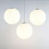 Lâmpadas pendentes Euignis Lampe Deco Luzes Moderne Gang Eetkamer Nordic Multi-head Slaapkamer Bar Glazen Bol Lâmpada Iluminação Moderna