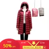 Parkas de plumón para mujer Chaqueta de plumón para mujer Ultraligero Delgado Packable Chaqueta larga para mujer Sombrero Desmontable Slim Fit Falda Abrigo Outwear portátil 221007