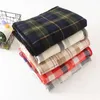 Blanket Wearable Plaid Fleece With Button Polyester Winter Warm Throws on Sofa Bed Travel Thicken Bedroom Grey Throw 221007