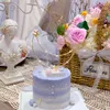 Festliga leveranser 1 st järnmåne tårta toppers kreativa konst cupcake plockar dekoration för alla hjärtans dag bröllop födelsedagsfest