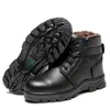 Botas de invierno de alta calidad para hombre, puntera de acero, zapatos de trabajo de seguridad a prueba de perforaciones, felpa cálida 221007