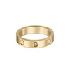 banda de amor anillo de tornillo anillos para hombre diseñador de lujo clásico hombres joyas mujeres Acero de titanio Aleación chapado en oro Oro Plata Rosa Nunca se desvanecen tamaño 5-11 mm boda de moda