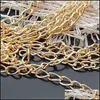 Chains 100 Meters Necklace Bracelets Tail Chains For Diy Jewelry Making Materials Handmade Supplies 313 D3 Drop Delivery 2021 Finding Dhcrb