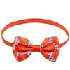 Dog Apparel 10pcs Thanksgiving Fall Pet Bow Ties Cute Pumpkin Turkey Cat Bowties Small Grooming Products 1542 D3