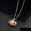 Pendant Necklaces Magic 4 Po Pendant Memory Floating Locket Necklace Angel Wings Flash Box Fashion Album Necklaces Drop Delivery 2021 Dhpss