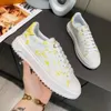 Zwarte veter designer Comfort Pretty Girl Women Casual Leather Shoes Men Dames Sneakers Extreem maat 35-45JS11 ASDAD